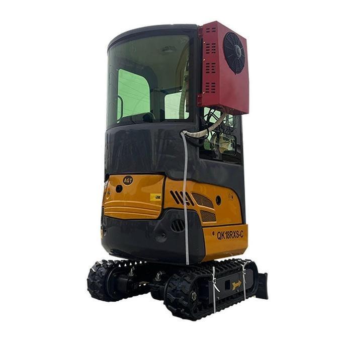 2024 AGT Rato 1-Ton Mini Small Excavator with Air Conditioning, Side Swing, and Enhanced Features - 0