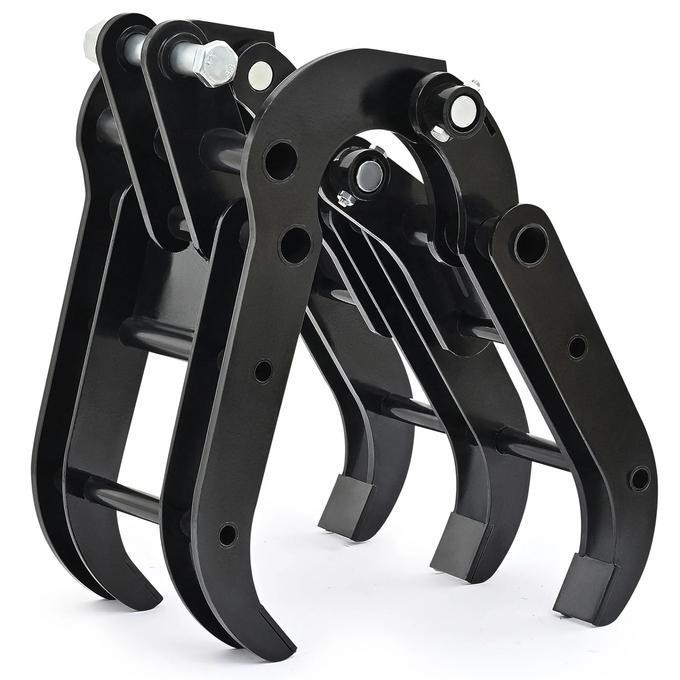 Mini Excavator Grapple Grabber Attachment with Wide Opening for Woods Rocks