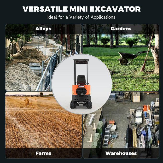 AX-12 | 13.5 HP B&amp;S Engine Mini Excavator