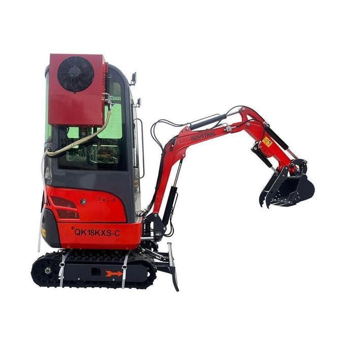 2024 AGT Kubota Engine 1-Ton Mini Small Excavator with Air Conditioning and Side Swing - 0